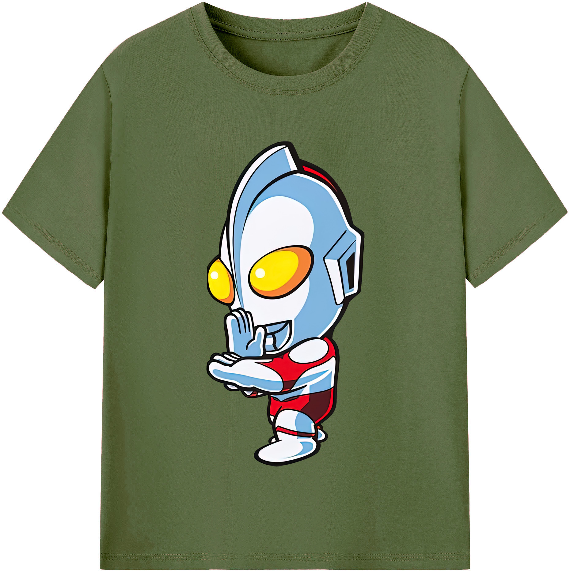 （画像用） ウルトラマン Ultraman 綿100％半袖Tシャツ（フロントプリント）
